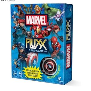 Marvel Fluxx Card Game Specialty Edition with Collector Coin Turn Token 2019